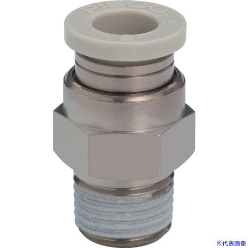 ��PISCO ���塼�֥ե��åƥ��� ���塼�֥ե��åƥ��󥰥���������� ���ȥ졼�� ���塼�ֳ���10mm �ͥ���R1/4 �饤�ȥ��졼���� PC1002W(4232499)