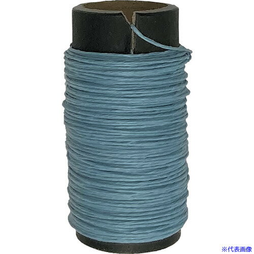 オレンジブック トラスコ中山　TRUSCODAIDOHANT 和紙わいやー (水色)0.5mmx10m(1巻) 〔品番:10155369〕[ 注番:4241607]特長●和紙の風合いをそのまま緻密に巻き付けた針金細工用のワイヤー。●色とりど...