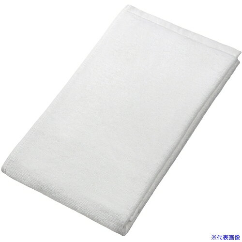 ■IRL (高耐久タオル) フェイスタオル ホワイト 2枚 DF001(4248454)×60[送料別途見積り][法人・事業所限..