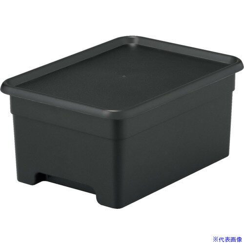 ■SANKA 収納ボックス オンボックス S ブラック OBSBK(4290811)×16[法人限定][外直送元]