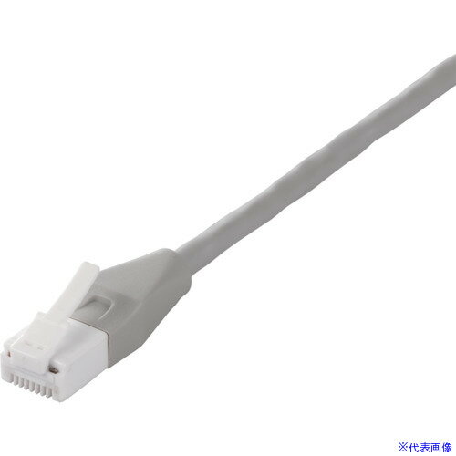 ■BUFFALO ツメ折れないCat6 LANケーブル やわらか 15m ライトグレー BL6TNY150LG(4292058)[送料別途お..
