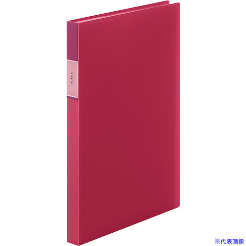 ■KING JIM FV クリア-フアイル(透明)40P赤 FV166TWR(4310531)[送料別途見積り][法人・事業所限定][掲外..