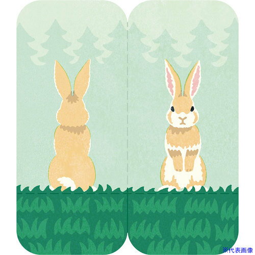 ■KING JIM フタマタフセンイラスト003ウサギ 3560003(4315420)×5[送料別途見積り][法人・事業所限定][..