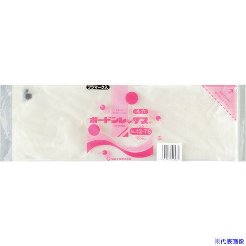 ■福助 ボードンレックス#20NO.12-75 4穴プラ 100枚入 0451932(4325172)×40[送料別途お見積り][法人限定][掲外取寄]