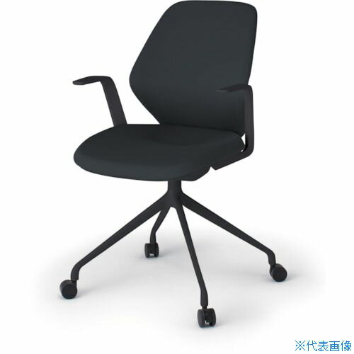 オレンジブック トラスコ中山　TRUSCOITOKI キュアチェア 4本脚 クロスバック 肘付 ナイロン双輪キャスター付 脚ブラック 本体ブラック 布地ブラック 〔品番:KG945PVTTT1〕[ 注番:4340702]特長●オフィスに新しい風を吹き込むライトタスクチェアです。●張りぐるみ仕様のクロスの背もたれはソフトな感触で、姿勢変化に柔軟に追随し、 集中ワークからリフレッシュまで快適にサポートします。●グッドデザイン賞受賞商品です。仕様●座幅(mm)：475●座奥行(mm)：430●幅(mm)：590●奥行(mm)：540●高さ(mm)：890●張地：布張り●色：ブラック●肘有無：有●座高(mm)：465仕様2●JIS対応材質/仕上セット内容/付属品注意原産国（名称）日本JANコード本体質量10.1kgオレンジブック トラスコ中山　TRUSCOITOKI キュアチェア 4本脚 クロスバック 肘付 ナイロン双輪キャスター付 脚ブラック 本体ブラック 布地ブラック 〔品番:KG945PVTTT1〕[注番:4340702][本体質量：10.1kg]分類》オフィス・住設用品》オフィス家具》オフィスチェア☆納期情報：オレンジブック掲載以外でメーカー直送品【法人限定＝会社名ご記入お願い致します。】