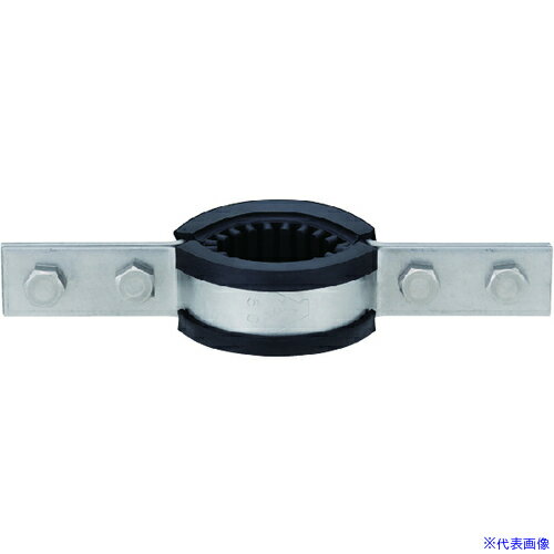 樂天商城 - ■AKAGI ポリエチレン管用ステン床バンド10tゴム付75A A231010061(4365702)[送料別途お見積り][法人限定][外直送]