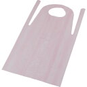 ■TRUSCO ポリエチレン使い捨てエプロン サイズフリー ピンク (50枚入) TAPEP(4369114)