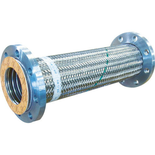 ■TOFLE フレキシブルメタルホース フランジ無溶接型フレキ 10K SS400 150A×750L TF23150750(4398475)