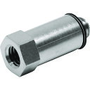 ■PISCO チューブフィッティング 延長継手ブッシュ おねじM5×0.8 めねじM5×0.8 PFM5M5(4426959)
