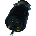 ■アメリカン電機 平刃形 ゴムプラグ 接地2P20A125V 7212GR(4429362)