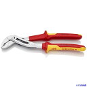 ■KNIPEX 1000V絶縁ウォーターポンププライヤー アリゲーター 250mm 8806250(4469496)