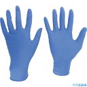 ■ミドリ安全 ニトリル使い捨て手袋 厚手 粉なし 青 M (100枚入) VERTE701HM(4478444)