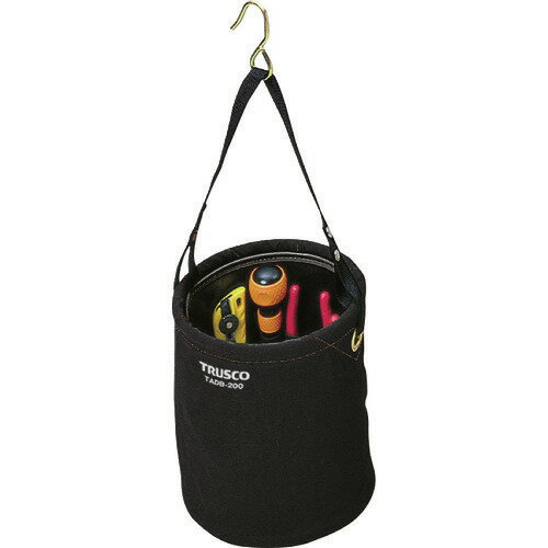 ■TRUSCO アタッチメント付電工バケツ Φ200X230 TADB200(4499263)