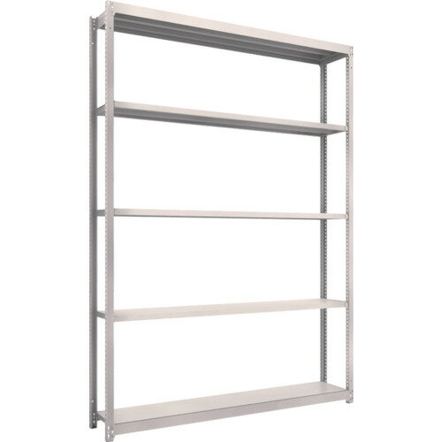 ■TRUSCO スチールラック M1.5型軽中量棚 1760X295XH2400 5段単体 ネオグレー M1.58635(NG)(4500377)