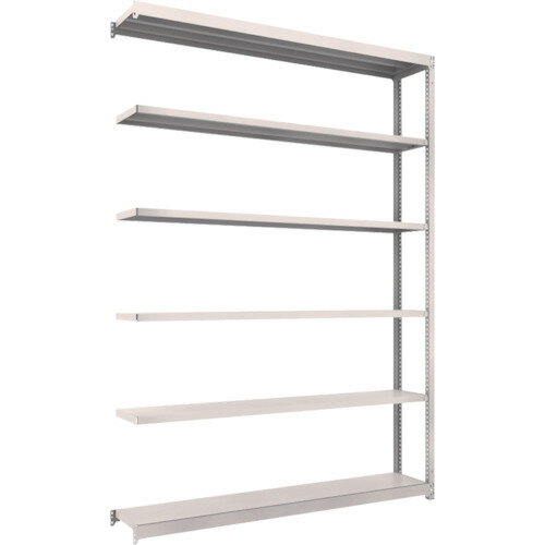 ■TRUSCO スチールラック M1.5型軽中量棚 1760×295×H2400 6段連結 ネオグレー M1.58636B(NG)(4500407)