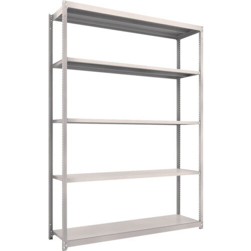 ■TRUSCO スチールラック M1.5型軽中量棚 1760X445XH2400 5段単体 ネオグレー M1.58645(NG)(4500415)