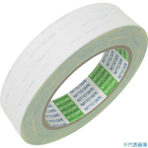 オレンジブック トラスコ中山　TRUSCO日東 一般用両面テープ N0.500 20mm×50m ホワイト 〔品番:50020X50〕[ 注番:4502594]特長●反発力に耐える性能が他の両面テープに比べすぐれています。●工業用両面テープとして幅広い用途にご使用いただき、信頼のあるロングセラー製品です。●粘着力がすぐれています。用途●打ち抜き金属銘板用。●プラスチック表示板の固定用。●自動車のメーターパネルやクーラーなどの装飾固定用。仕様●色：ホワイト●幅(mm)：20●長さ(m)：50●厚さ(mm)：0.17●テープカット条件：手で切断可能●粘着力(N/10mm)：6.35仕様2材質/仕上●基材：不織布●粘着剤：アクリル系セット内容/付属品注意原産国（名称）日本JANコード本体質量285gオレンジブック トラスコ中山　TRUSCO日東 一般用両面テープ N0.500 20mm×50m ホワイト 〔品番:50020X50〕[注番:4502594][本体質量：285g]《包装時基本サイズ：152×152×20》〔包装時質量：285g〕分類》梱包用品》テープ用品》両面テープ☆納期情報：メーカー取り寄品（弊社より発送）
