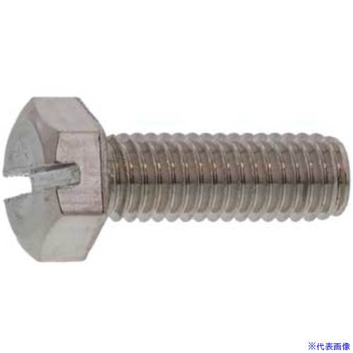 ■SUNCO ユニクロ (-)六角ボルト 全ネジ 6 X 25 (30本入) B0000050006002500130P(4516810)[送料別途お見積り][法人限定][掲外取寄]