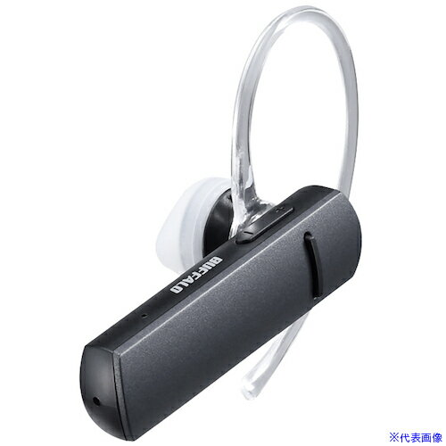 ■BUFFALO Bluetooth4.1対応 片耳ヘッドセット ブラック BSHSBE200BK(4522393)