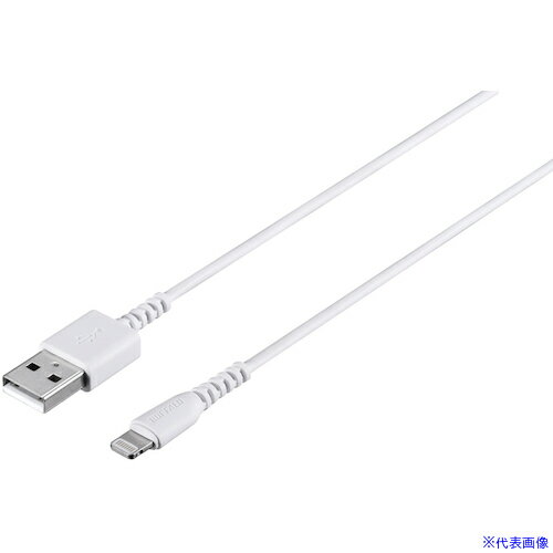 ■BUFFALO Lightningケーブル(Type-A to Lightning) MFi認証モデル 0.5m ホワイト BSMPCL105WH(4525595)