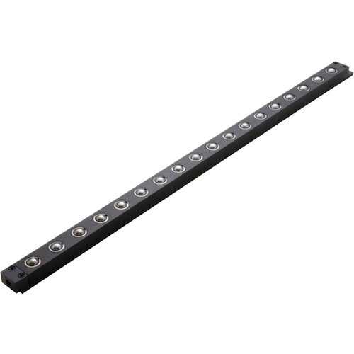 オレンジブック トラスコ中山　TRUSCOFREEBEAR エアー浮上式フリーベアユニット AFU−3836−15 〔品番:AFU383615〕[ 注番:4533623]特長●圧縮エアーを供給することにより各ピストンに内蔵されたフリーベアが一斉に上昇します。●設置の際に角溝加工を施すことにより、治具、金型、ワークの搬送・位置決めが可能です。●エアー式なので大がかりな配管工事も不要です。●同シリーズで連結可能です。●上向き使用タイプです。●T溝挿入型と比べて負荷能力が高いため、金型セット時の位置決め用として大型機械での使用に適しています。用途●治具・金型など重量物の搬送・位置決め。仕様●全長(mm)：810●ストローク(mm)：4●ボール個数：15●負荷能力(kN)ボール1個：0.31●負荷能力(kN)全体：4.65仕様2●上向用材質/仕上●スチールセット内容/付属品注意●負荷能力の数値はエアー圧0.5MPa時のものです。●許容荷重内でご使用ください。●上向きでご使用ください。●送料別途です。原産国（名称）日本JANコード4560112051247本体質量6.8kgオレンジブック トラスコ中山　TRUSCOFREEBEAR エアー浮上式フリーベアユニット AFU−3836−15 〔品番:AFU383615〕[注番:4533623][本体質量：6.8kg]分類》搬送機器》コンベヤ》ボールキャスターユニット☆納期情報：メーカー直送品【法人限定＝会社名ご記入お願い致します。】