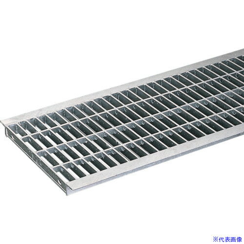 オレンジブック トラスコ中山　TRUSCO奥岡 スチール製 U字溝用 グレーチング 溝幅180用 並目 プレーン 〔品番:OKU1819B〕[ 注番:4540136]特長●特別な工事がいらず、置くだけで設置ができます。仕様●溝幅(mm)：1...