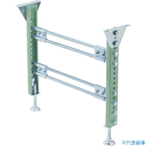 ■TRUSCO ローラーコンベヤ用支持脚 W500 H700 VR38用 VRK50070038(4540158)[法人限...