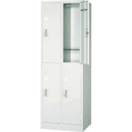 オレンジブック トラスコ中山　TRUSCOTRUSCO スタンダードロッカー2列2段4人用 シリンダー錠 〔品番:NL22〕[ 注番:4540891]特長仕様●間口(mm)：608●奥行(mm)：515●高さ(mm)：1790●色：ネオグレ...