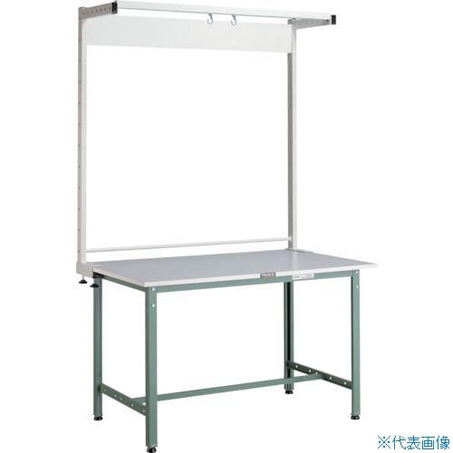 オレンジブック トラスコ中山　TRUSCOTRUSCO 軽荷重作業台(300kg)AE型 900X600XH1044(全高) 上棚付 ホワイト色 〔品番:RAE0960YURBW〕[ 注番:4545265]特長●上棚付で工具などの整理ができるため、天板の作業スペースを有効活用できます。●リノリューム張天板を使用し、表面は細かい凹凸があり滑りにくく、適度な弾力性があります。また防水性・耐油性・防汚性に優れています。●上棚付で物の管理に便利です。仕様●天板材質：リノリューム張●間口(mm)：900●奥行(mm)：600●高さ(mm)：1044●脚部カラー：ホワイト(W)●アジャスターねじサイズ：M16×2.0●均等荷重(kg)：300●上棚：YUR-B型(W)●カタログ表記品番：RAE-0960YURB(色記号)仕様2●上棚均等積載量：20kg材質/仕上●本体:スチールセット内容/付属品注意●車上渡しのため、お客様での荷降ろしが必要です。●作業台がDG色・YG色の場合、上棚はW色になります。●提供不可：chemSHERPA原産国（名称）日本JANコード4989999581546本体質量28.5kgオレンジブック トラスコ中山　TRUSCOTRUSCO 軽荷重作業台(300kg)AE型 900X600XH1044(全高) 上棚付 ホワイト色 〔品番:RAE0960YURBW〕[注番:4545265][本体質量：28.5kg]分類》物流・保管用品》作業台》軽荷重作業台☆納期情報：メーカー直送品（送料元払い）【法人限定＝会社名ご記入お願い致します。】 ※北海道・沖縄・離島は運賃別途商品も含む