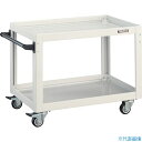 ■TRUSCO ツールワゴン ドルフィン 750×500 4輪自在 ウレタン車輪 ホワイト DLWS672UJW(4547578)