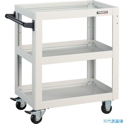 ■TRUSCO ツールワゴン ドルフィン 600X400 ホワイト DLWS763W(4547713)