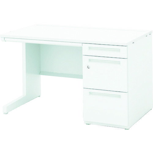 ■ウチダ SCAENA/片袖デスクSK127A4-3LSK OW/PW 51102270(4561660)[送料別途お見積り][法人限定][直送]