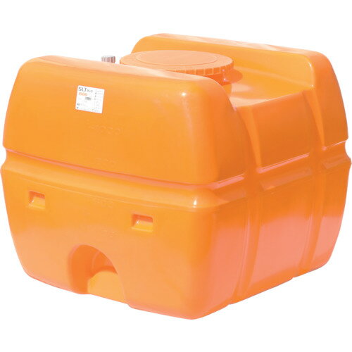 ■SUIKO スーパーローリータンク 1000L オレンジ SLT1000(4569946)[法人限定][直送元]