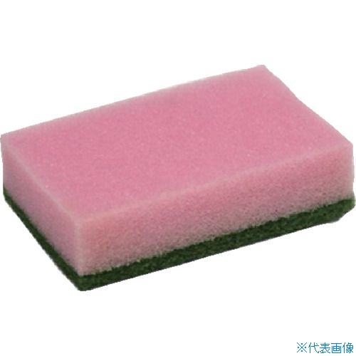 オレンジブック トラスコ中山　TRUSCOオザックス 抗菌カラーたわし ピンク 10個 〔品番:00382668〕[ 注番:4580644]特長●研磨剤付のナイロン不織布、抗菌ウレタンスポンジの両面タイプです。●異物混入防止カラーです。仕様...
