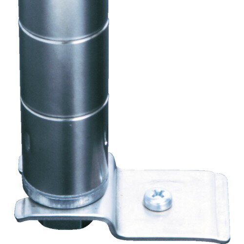 ■Canyon ステンレス棚用オプション 耐震用床面固定金具B あとづけタイプ 2個入 質量30g FKB(4581989)[送料別途お見積り][法人限定][直送]