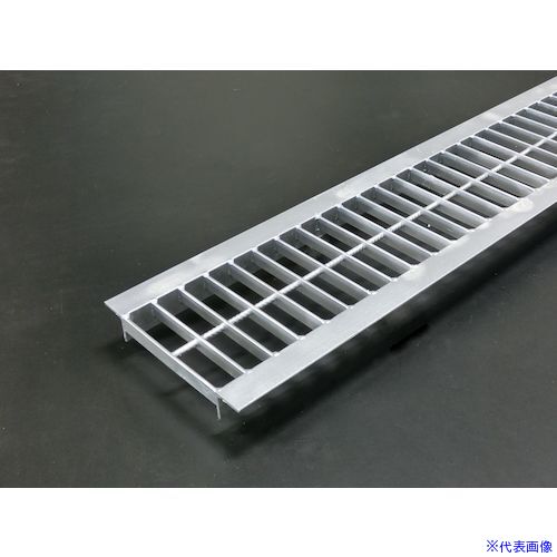 オレンジブック トラスコ中山　TRUSCO奥岡 スチール製 U字溝用 グレーチング 溝幅150用 並目 プレーン 歩道用 エコノミー 〔品番:OKYU1516〕[ 注番:4584159]特長仕様仕様2材質/仕上セット内容/付属品注意原産国（...