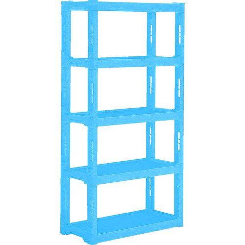 ■サンコー プラスチック棚ーN5 805270 青 805270BL(4593600)[送料別途見積り][法人・事業所限定][直送]
