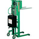■ビシャモン フォーク式リフター トラバーリフト(バッテリー上昇式) 均等荷重380kg 充電時間約7時間 フォーク寸法600×110mm ストローク1200m...