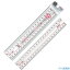 ■共栄プラスチック メタクリル両切直線定規 20cm A2520(4607013)