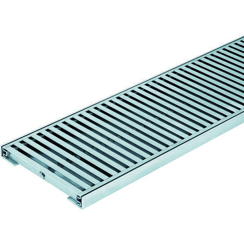 オレンジブック トラスコ中山　TRUSCODAIKEN ステンレスグレーチング GTER H15 ピッチ14 150×500 〔品番:GTER15S10T〕[ 注番:4619251]特長●連結ブロックの採用により、メインバーの倒れ込みを防止します。●滑りにくいローレット仕様を採用しています。●すき間6mmの細目タイプです。仕様●溝幅(mm)：100●幅(mm)：150●長さ(mm)：500●高さ(mm)：15●適合荷重：3.5kN/[[M2]]●メインバー(Tバー)(mm)：8×15仕様2●屋内歩行用●ピッチ：14mm材質/仕上●ステンレス（SUS304）セット内容/付属品注意原産国（名称）日本JANコード4968957598970本体質量1.5kgオレンジブック トラスコ中山　TRUSCODAIKEN ステンレスグレーチング GTER H15 ピッチ14 150×500 〔品番:GTER15S10T〕[注番:4619251][本体質量：1.5kg]《包装時基本サイズ：515×170×35》〔包装時質量：2kg〕分類》オフィス・住設用品》物置・エクステリア用品》グレーチング☆納期情報：メーカー直送品【法人限定＝会社名ご記入お願い致します。】