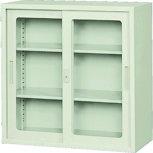 Documents Storage - ■東洋 ガラス戸引違書庫33型 33SGTNG(4627890)[送料別途お見積り][法人限定][直送]