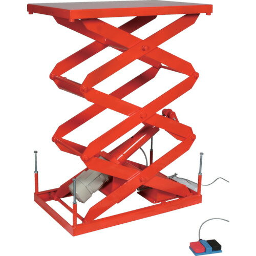 ■TRUSCO スーパーFAリフター100kg 電動式 800X500 高揚程型 HFA100508W320(4644034)[法人限定][直送元]