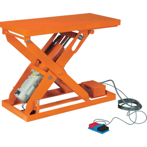 ■TRUSCO スーパーFAリフター500kg 電動式 1050X800 高揚程型 HFA500810W(4644301)[...
