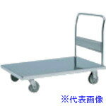 ■テックサス ステンレス台車 1200X750 スチールφ150ウレタン車 NW1275E(4651120)[法人限定][直送元]