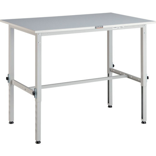 ■TRUSCO 軽荷重作業台高さ調節式(150kg)AEM型 1200X900XH650〜950 基本タイプ ホワイト色 RAEM1209W(4672364)[法人限定][直送元]