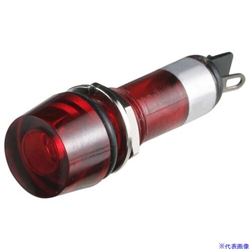 ■春日電機 ランプ・警報スイッチ Φ12ランプ(DC24V赤) LER082B24R(4676417)[送料別途お見積り][法人限定][掲外取寄]