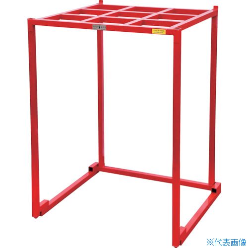 ■ワコーパレット ネスティングラック 逆ネスティングボックス 間口1350×奥行1200×高さ1770mm WGN1117(4677544)[送料別途お見積り][法人限定][直送]