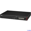 ■BUFFALO 法人向け Giga対応 Layer2 アンマネージPoEスイッチ 8ポート BSGUL2008PT(4694809)