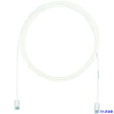 ■PANDUIT カテゴリ5E細径パッチコード 5m オフホワイト UTP28CH5M UTP28CH5M(4695241)