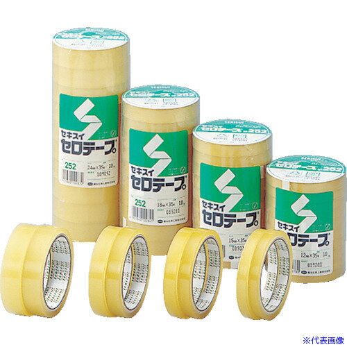 ■積水 セロテープ10P C252X24(4711033)